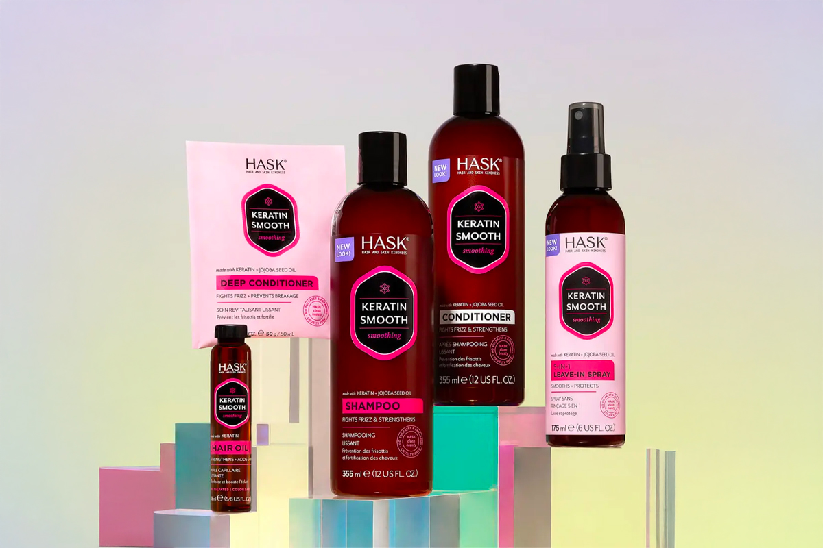 Hask Keratin Smooth za glatku, sjajnu i kosu bez oštećenih krajeva