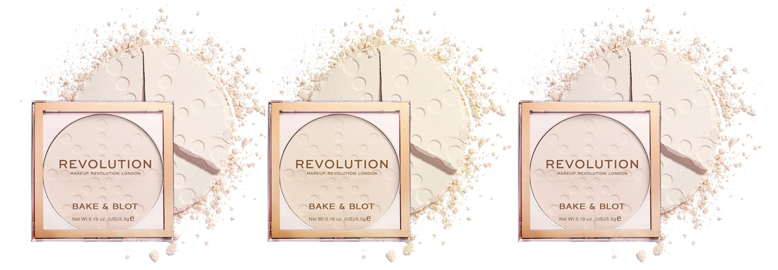 Revolution Makeup puder u kamenu