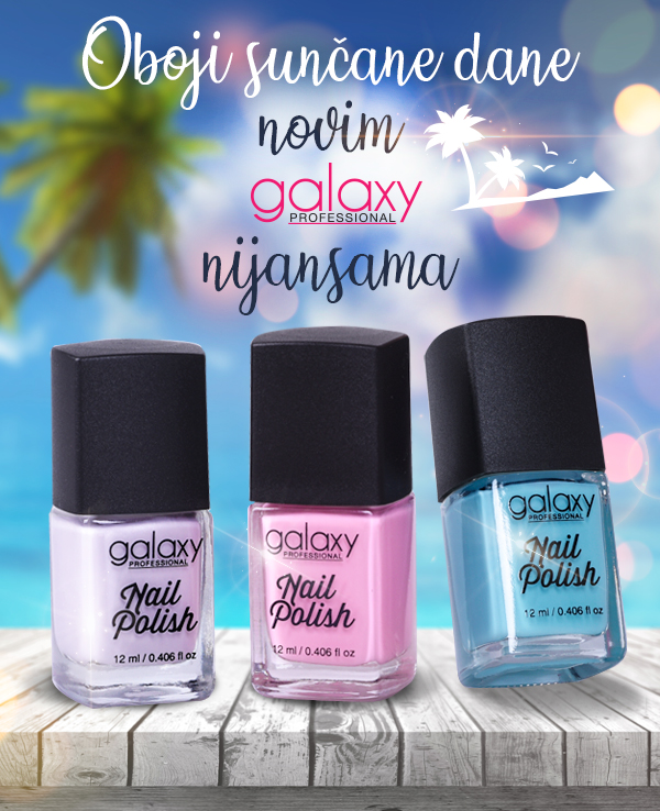 Galaxy lakovi za nokte - letnje boje
