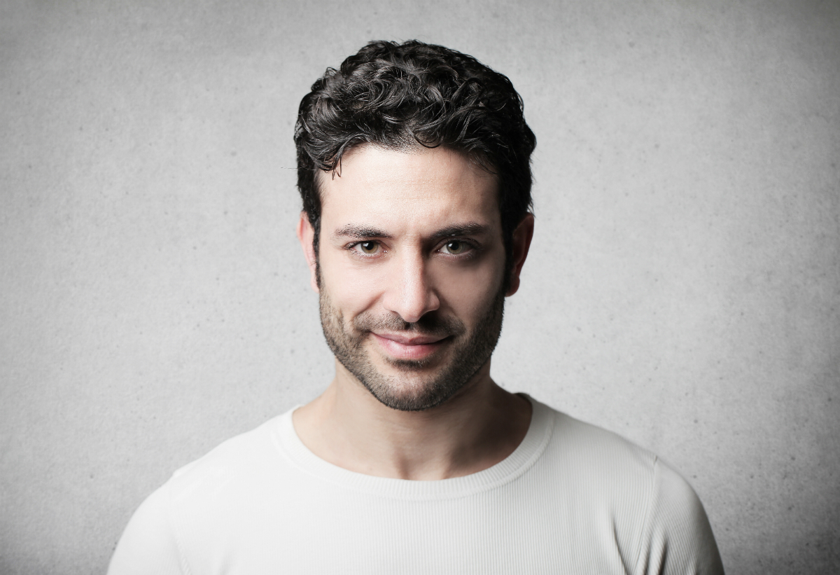 Curly hairstyle