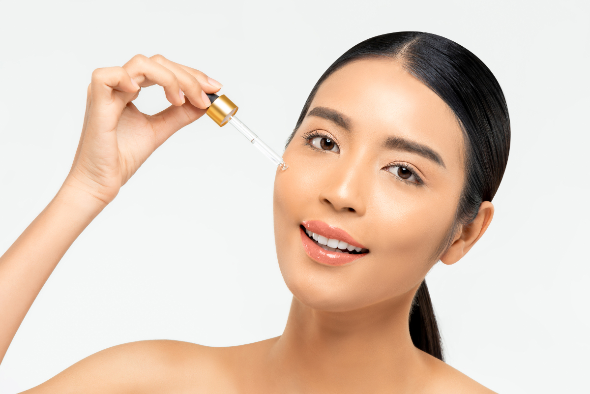 Korean skin care face serum