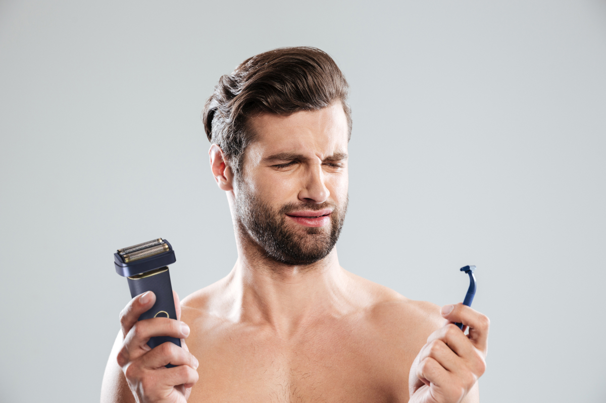 Electric shaver is better than an ordinary