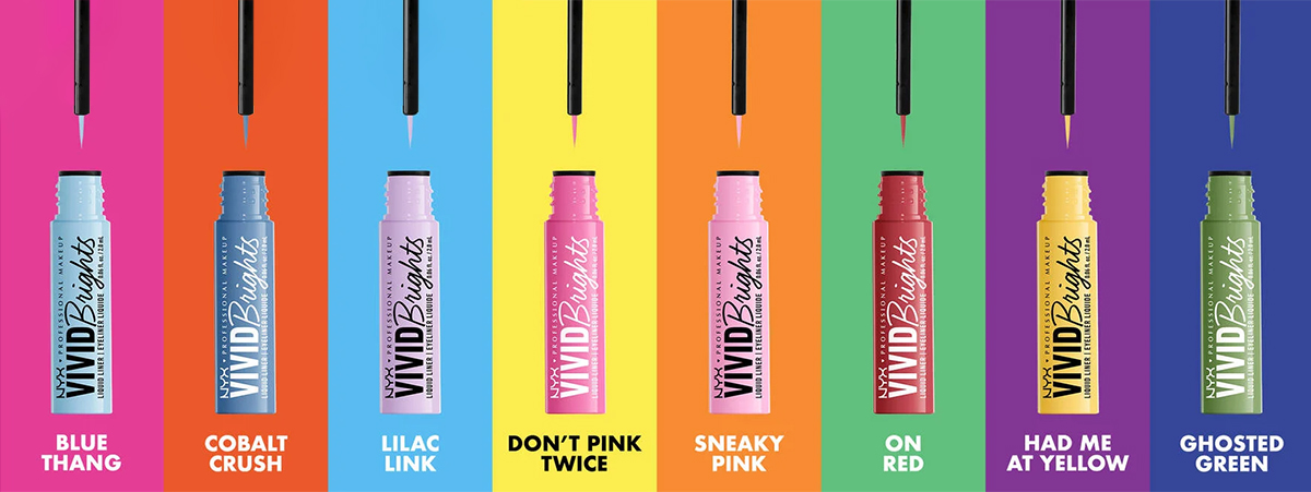 Liquid colour eyeliner