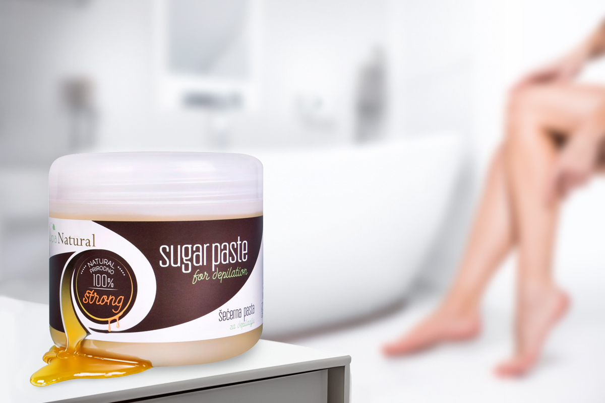 Sugar paste wax