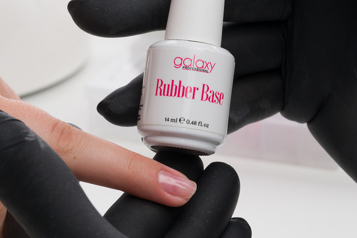 Rubber base for sculpting gel and gel polish