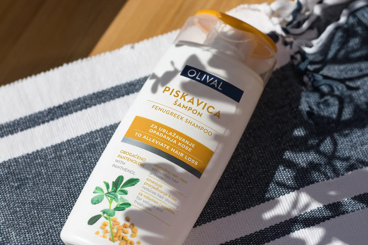 Olival shampoo with fenugreek - gentle herbal formula for daily hair care