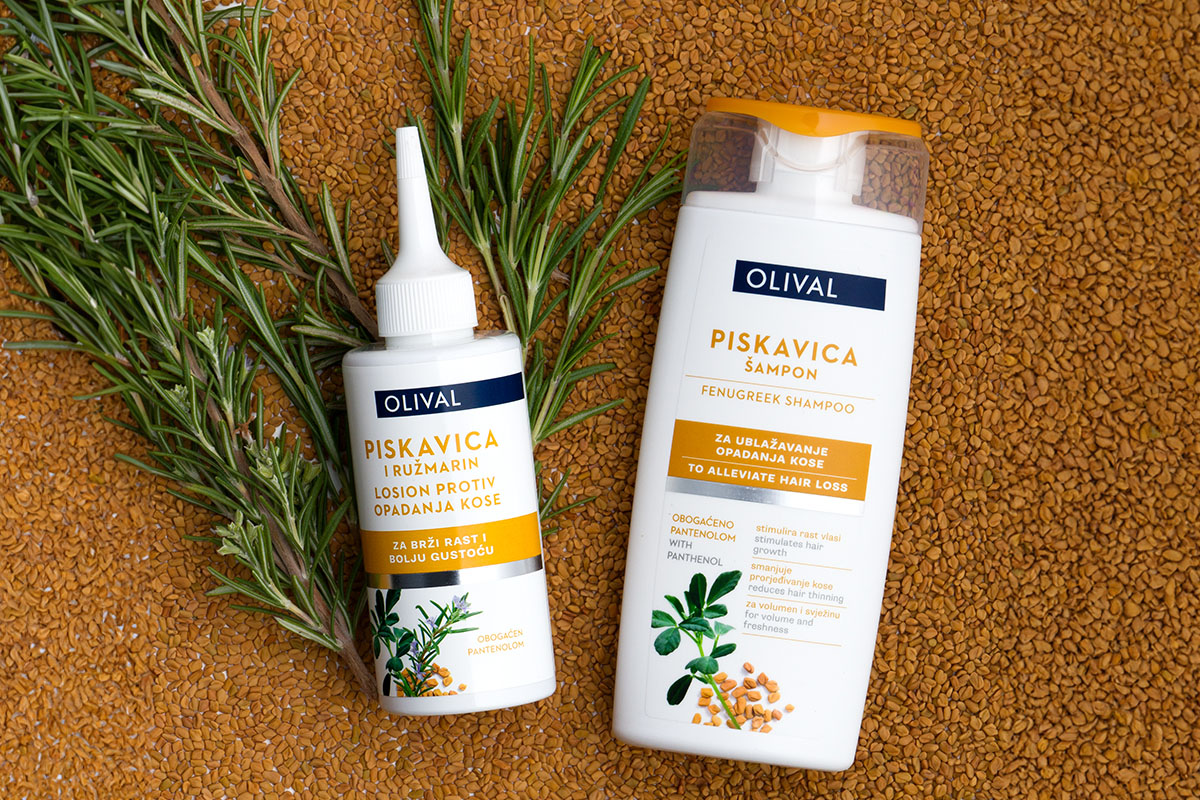 Fenugreek for hair in Olival formulas