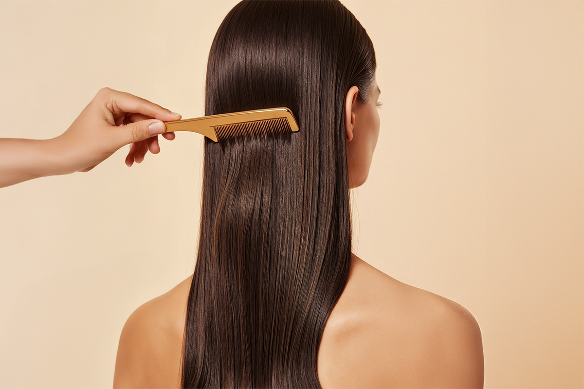 Keratin is a strong protein that strengthens and restores the hair