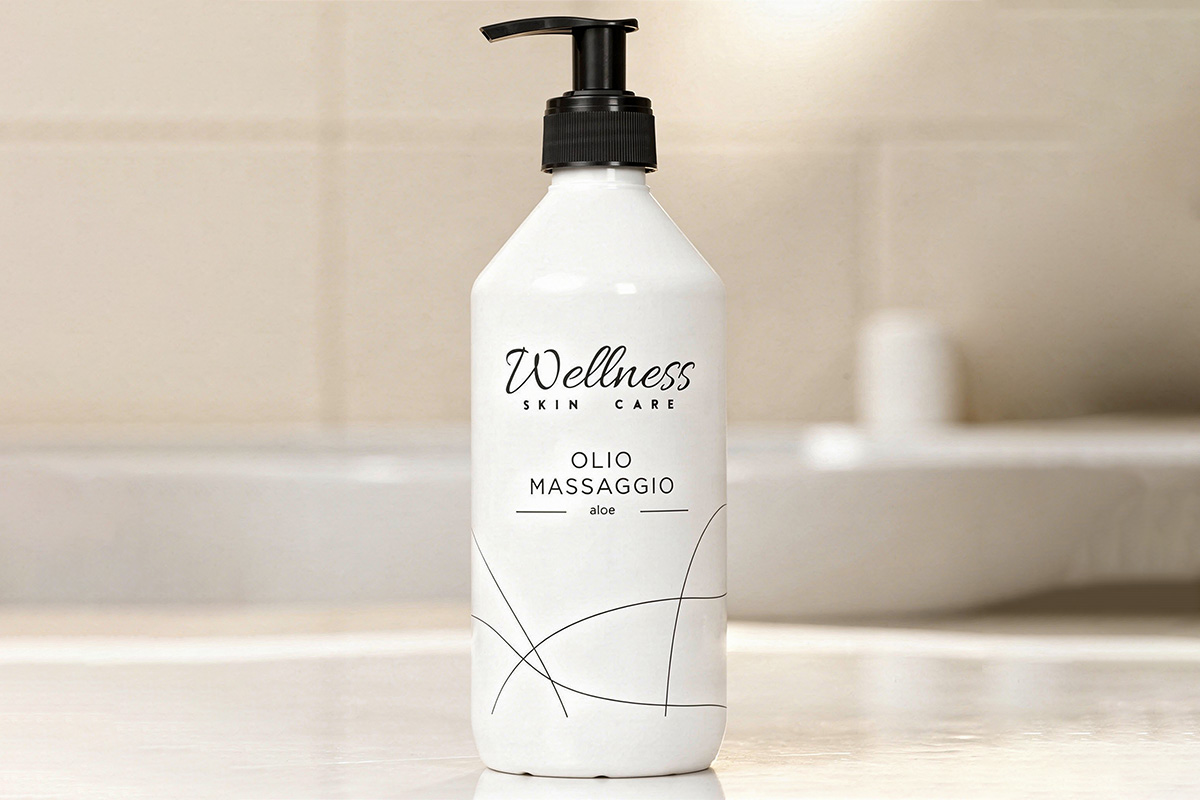 Carefully selected massage oils reduce tension and provide a lasting sensation of silky-soft skin