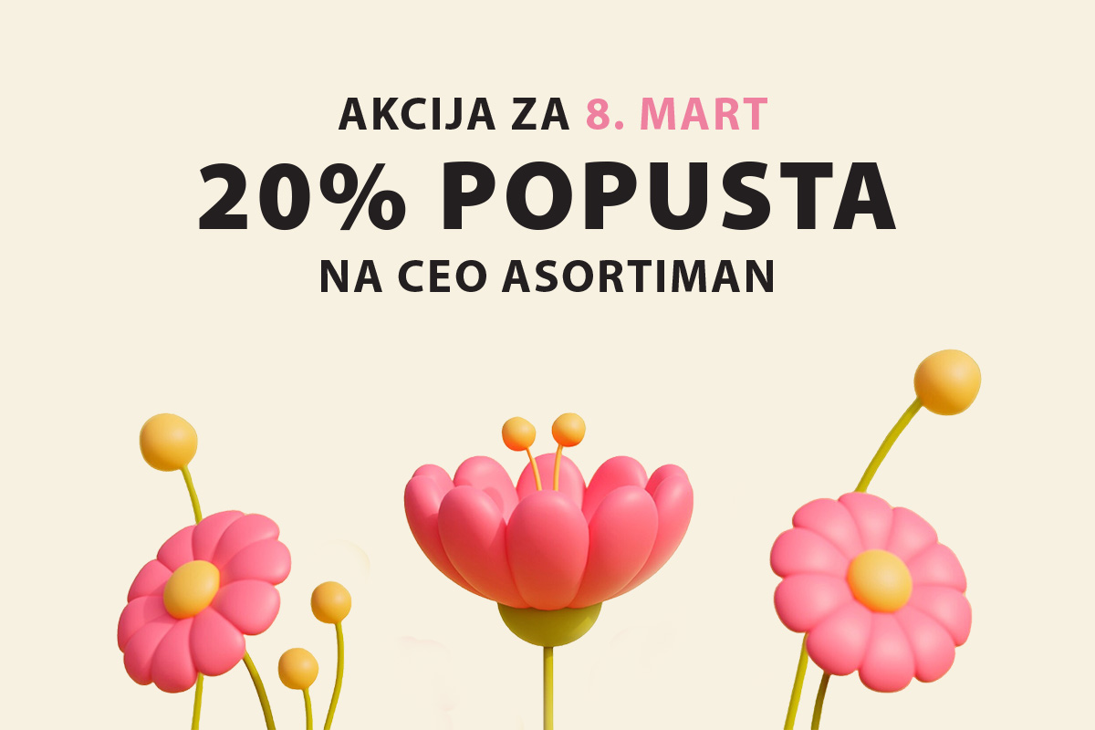 Popust za Osmi mart u Alexandar Cosmetics-u, online i u prodajnim objektima