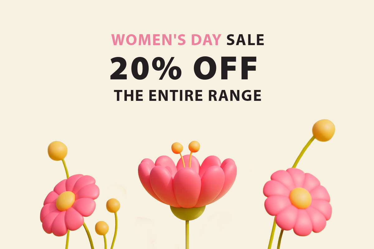 International Women’s Day sale at Alexandar Cosmetics