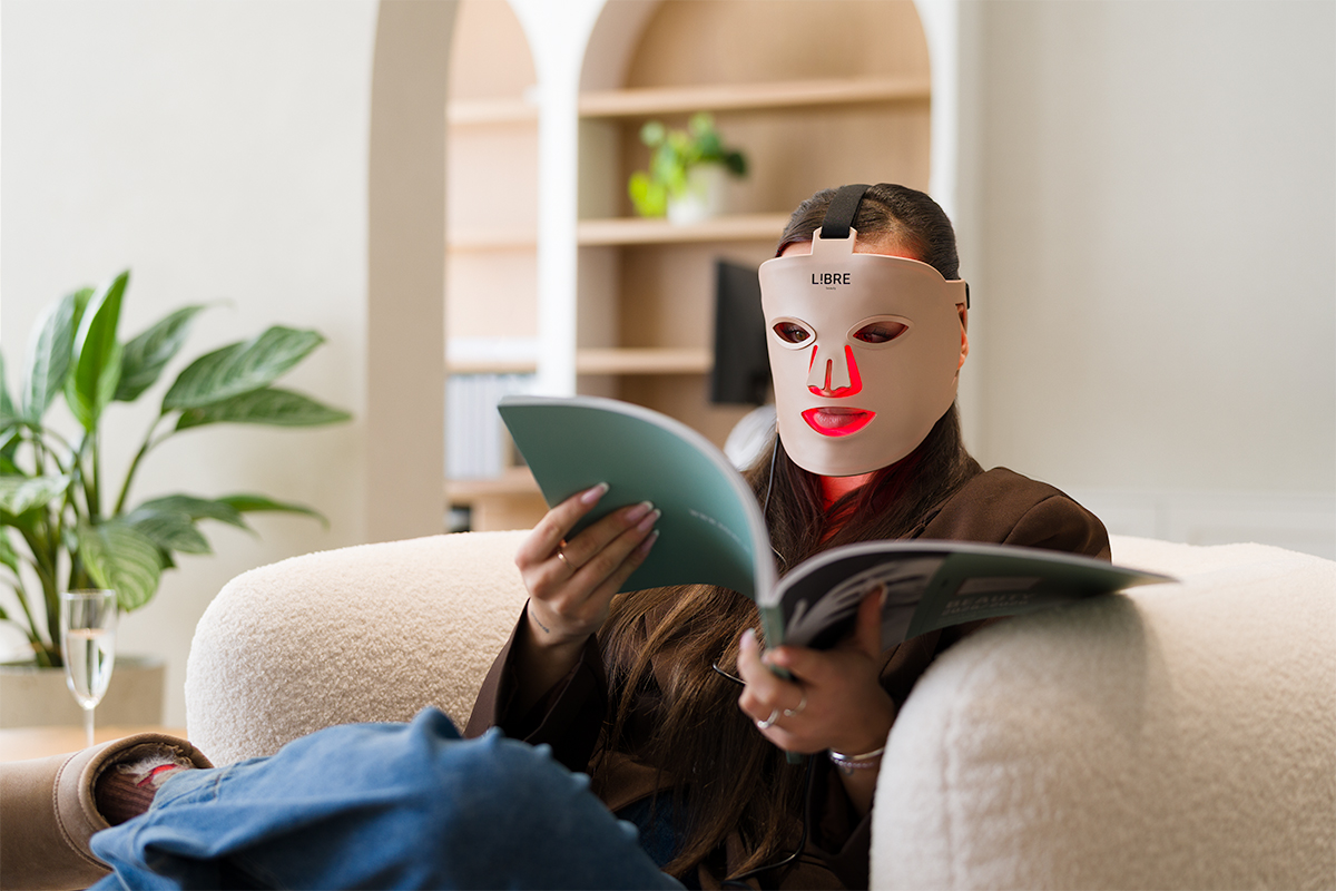 LED face mask combines skincare and practicality