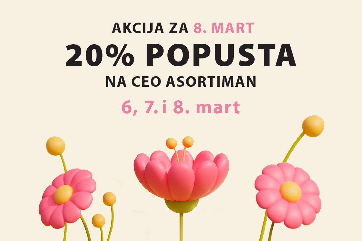 Popust za Osmi mart u Alexandar Cosmetics-u, online i u prodajnim objektima