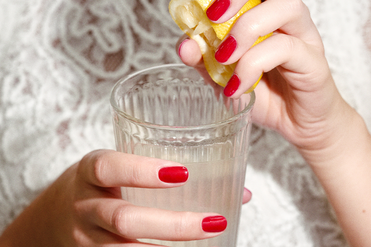 A strawberry shade is a great choice for berry nails