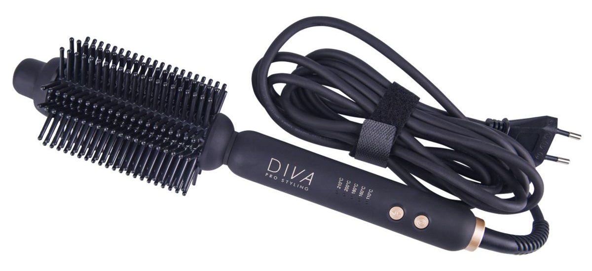 DIVA electric hair straightener brush